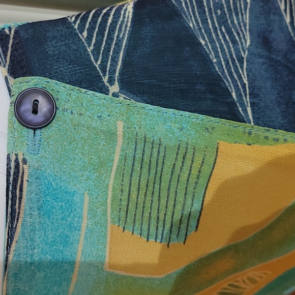 Petite Wrap Skirt Beach Blue Long 12 - Picture 2 of 7